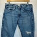 Frame Jeans Mens 34 Blue L Homme Slim Light Wash Distressed Straight Leg 34
