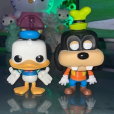 Donald Duck and Goofy Funko Pops
