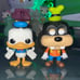 Donald Duck and Goofy Funko Pops
