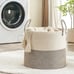 NEW Large Blanket Basket (18 X18 X16 ) Woven Baby Laundry Hamper (Storage Cotton