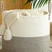 NEW Large Blanket Basket (18 X18 X16 ) Woven Baby Laundry Hamper (Storage Cotton