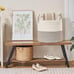NEW Large Blanket Basket (18 X18 X16 ) Woven Baby Laundry Hamper (Storage Cotton