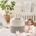 NEW Large Blanket Basket (18 X18 X16 ) Woven Baby Laundry Hamper (Storage Cotton