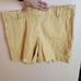 Talbots Yellow Chino Cotton Shorts Size 16