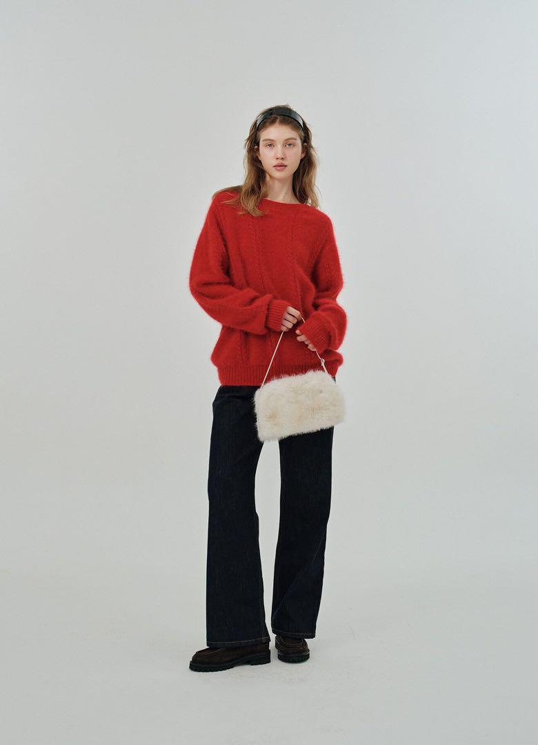 The Barnnet Brushed Cable Knit Sweater