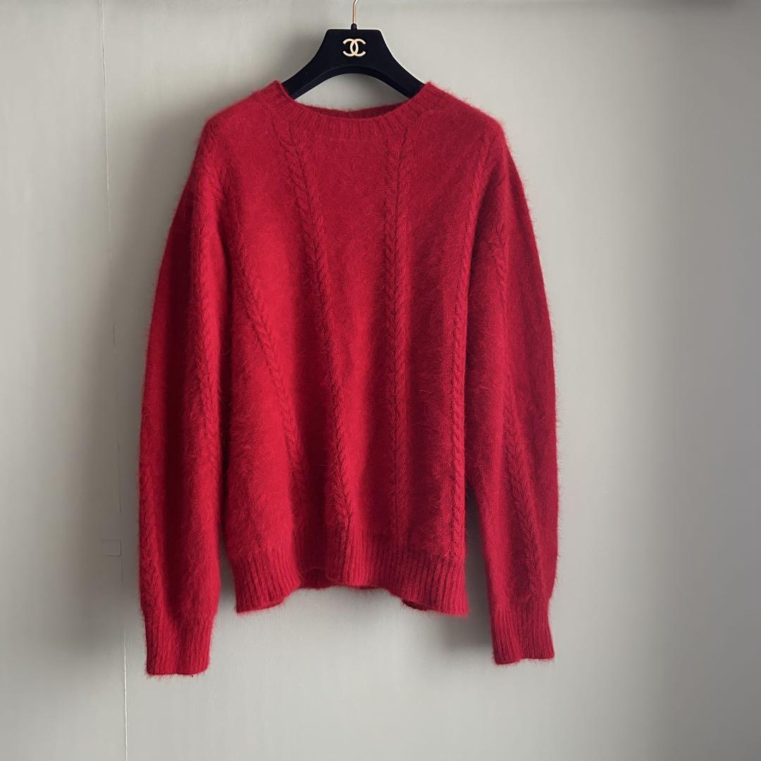 格安新品  The Barnnet Brushed Cable Knit Sweater トップス