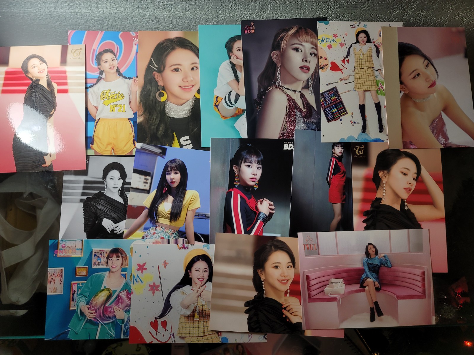 TWICE Chaeyoung Japan postcards kpop