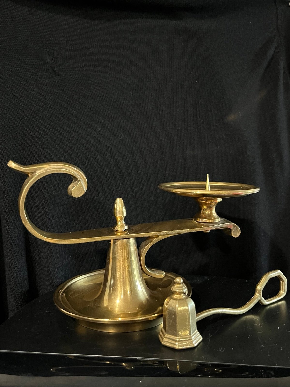 Brass candle holder
