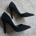 Steve Madden Black Suede Heels