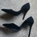 Steve Madden Black Suede Heels