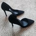 Steve Madden Black Suede Heels