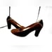 AQUATALIA Brown & Black With Silver Accents Pumps Heels Size 11
