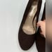 AQUATALIA Brown & Black With Silver Accents Pumps Heels Size 11