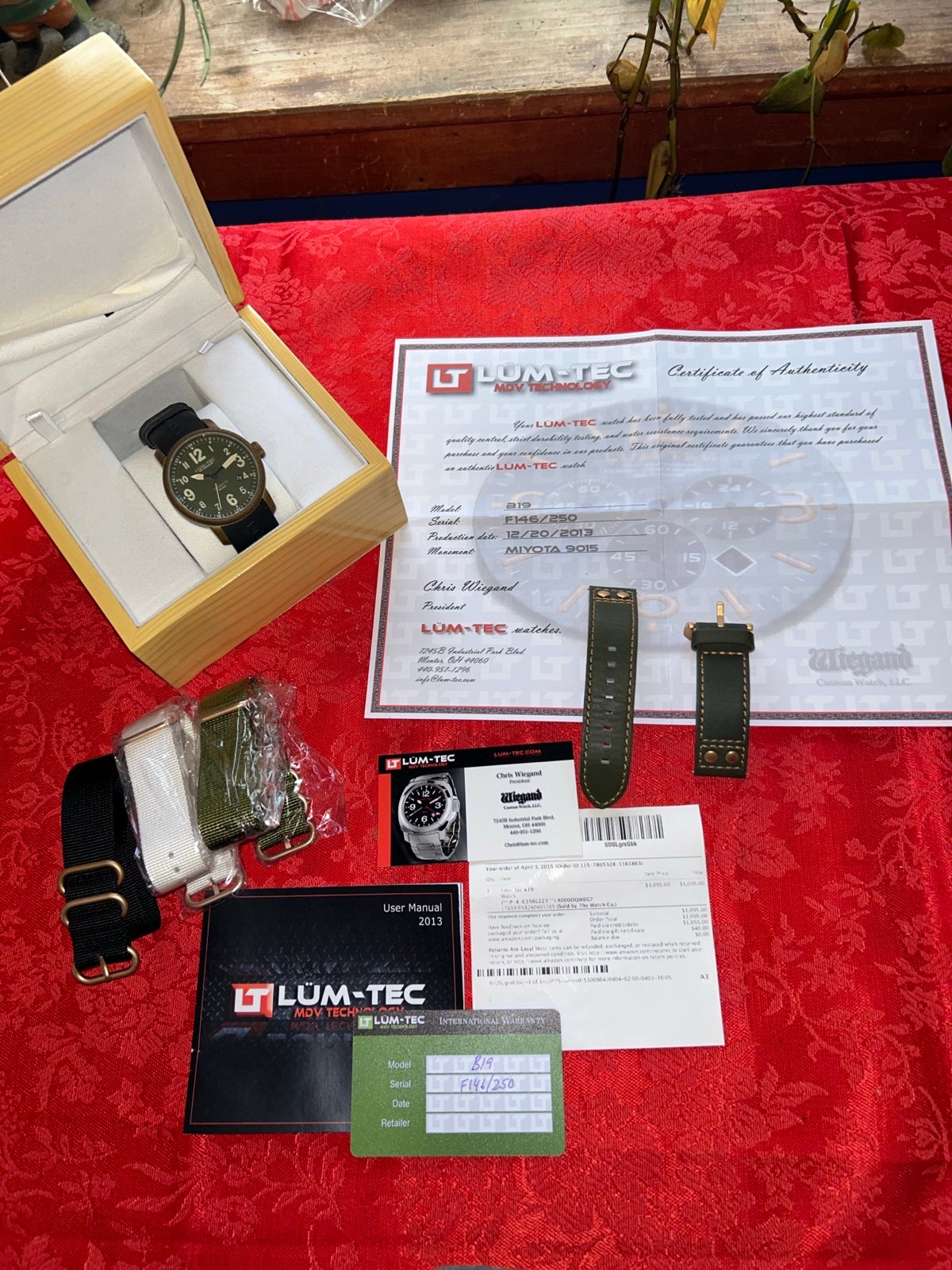 Two limited edition watch’s