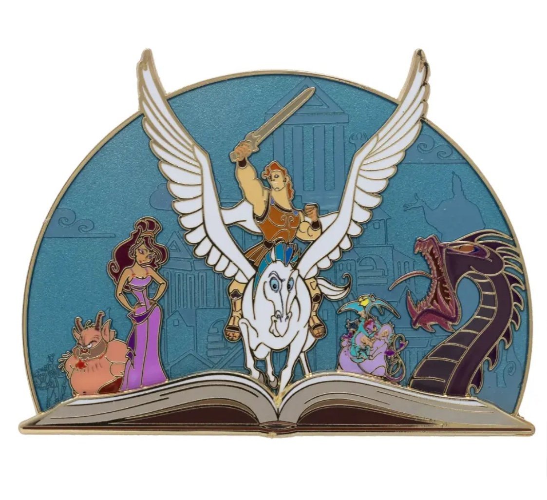 PALM Pink A La Mode Disney Hercules Storybook 3” pin LE 300