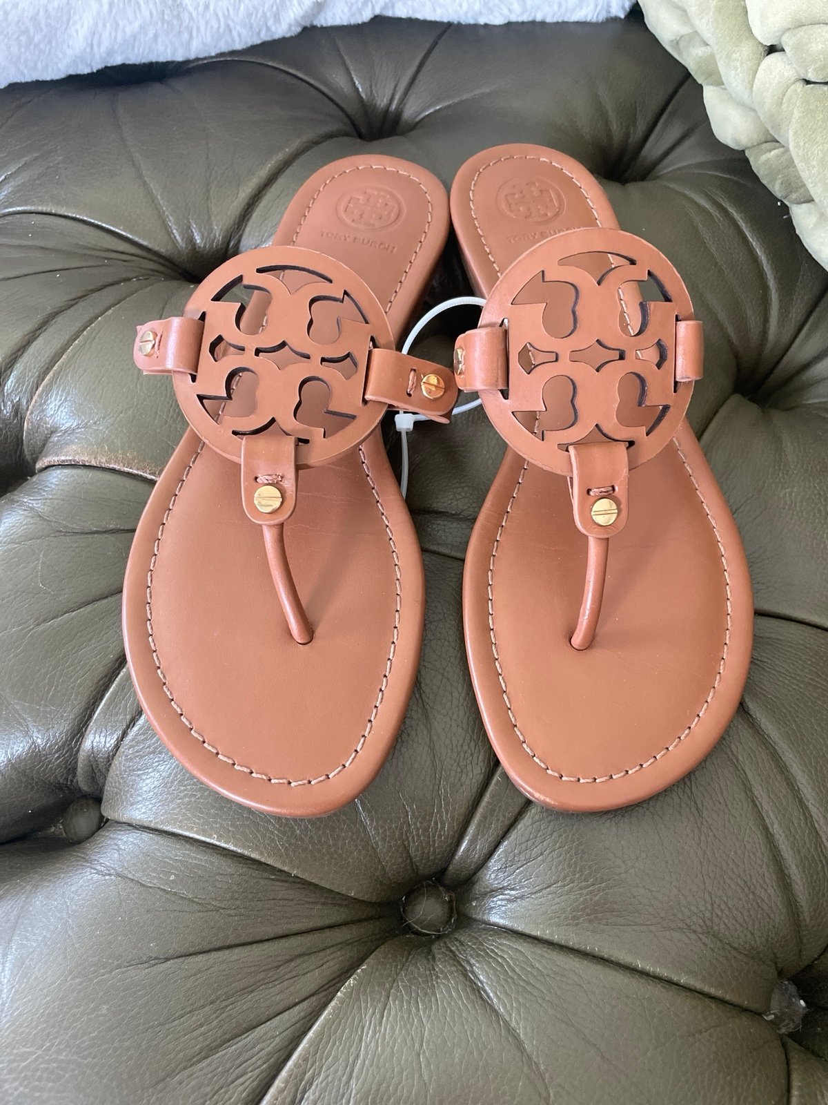 Tory Burch Miller Sandals brown size 7