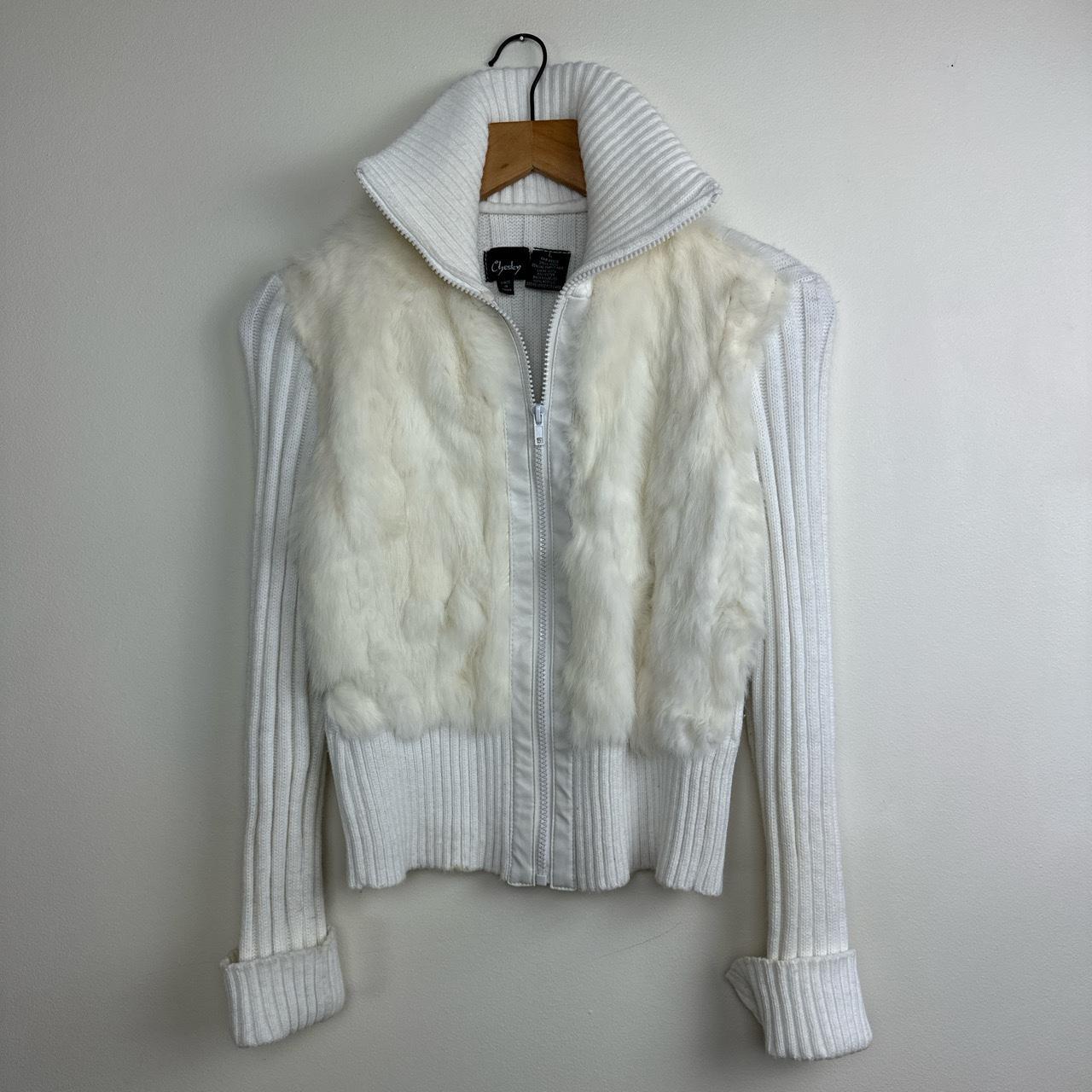 !M?ERFECT Women's White and Cream Jacket