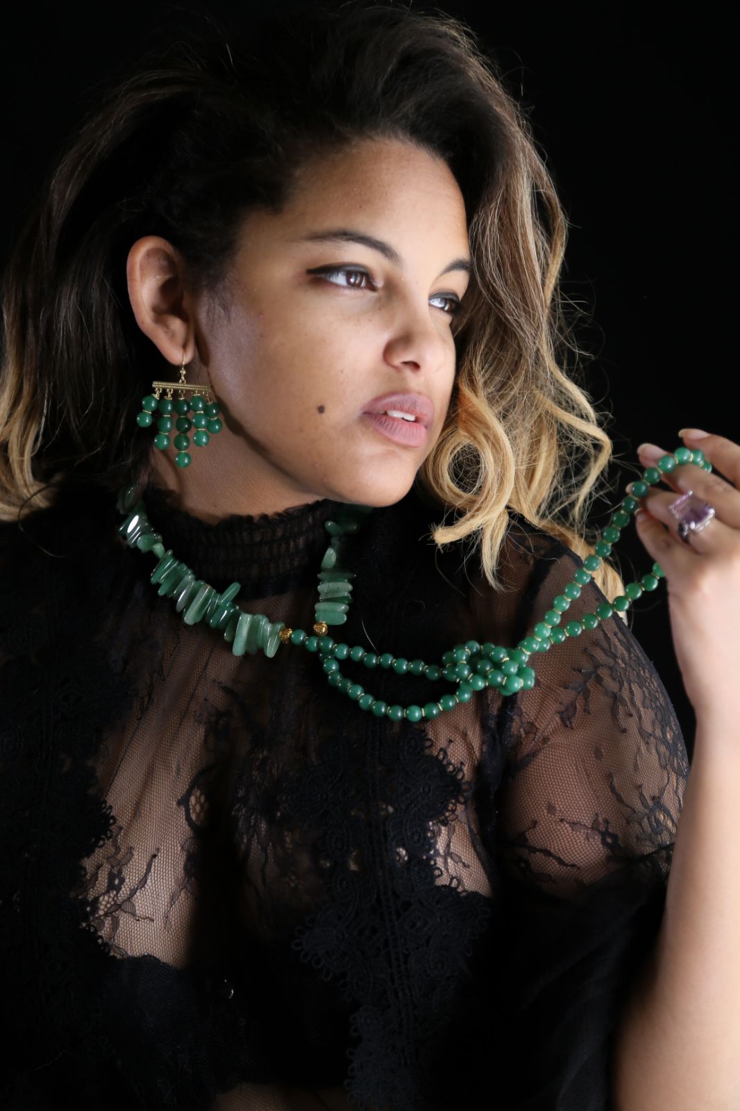 Green Aventurine Necklace | Galleria Ale