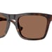 BURBERRY SQUARE SUNGLASSES BE4434 DARK HAVANA FRAME DARK BROWN LENS 145MM 57-20