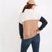 Madewell Hickory Turtleneck Sweater Colorblock NC231