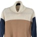 Madewell Hickory Turtleneck Sweater Colorblock NC231