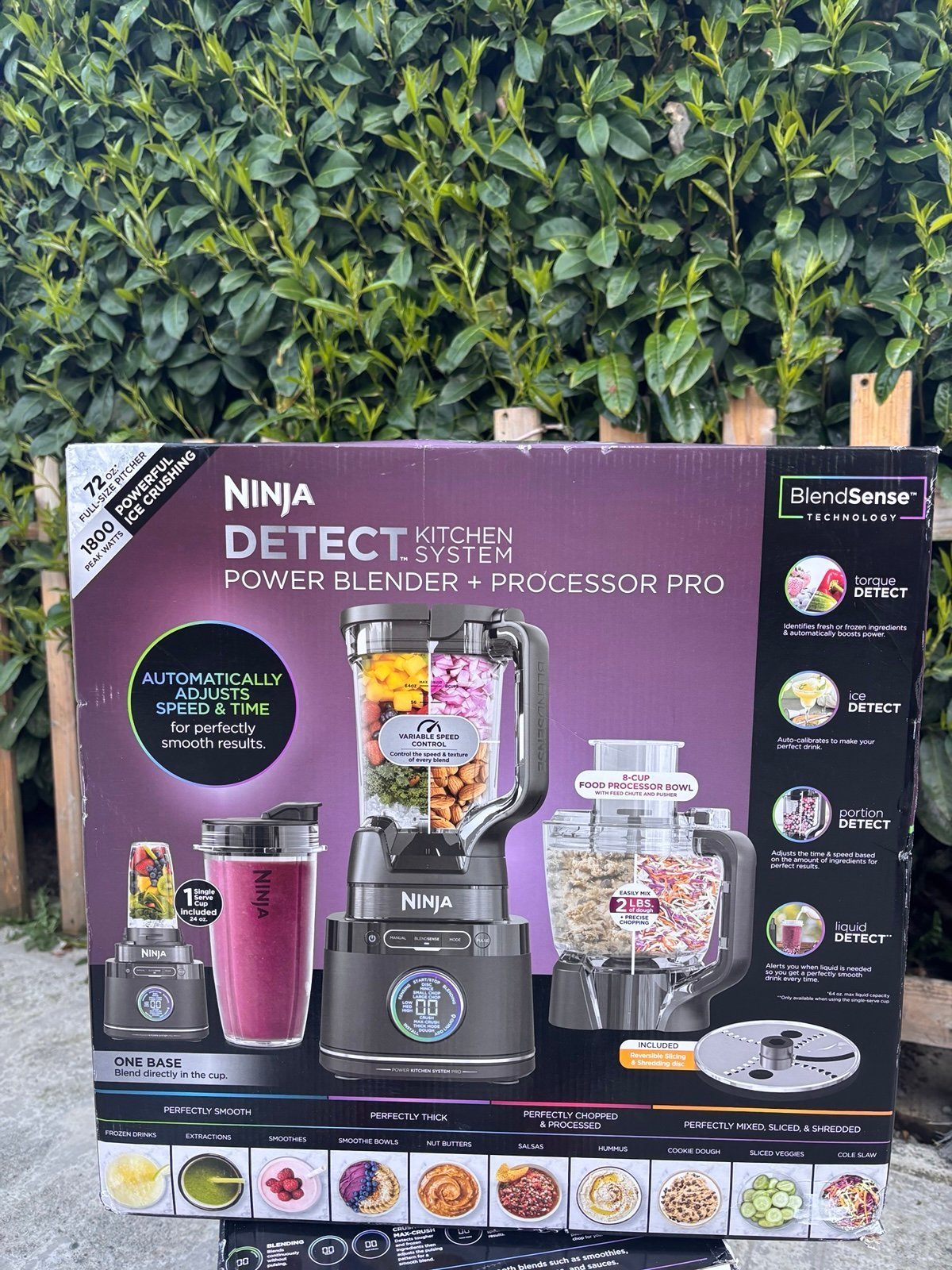 Ninja Detect Kitchen System Power Blender Plus and Food Processor Black