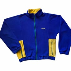 Lands' End Zip-up Fleece Colorblocked Jacket Men's Sz L