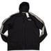 adidas Mens 3-Stripe WOVEN Jacket Long Sleeve Black Breathable Fast Drying M