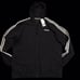 adidas Mens 3-Stripe WOVEN Jacket Long Sleeve Black Breathable Fast Drying M
