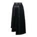 Helmut Lang leather Waist Pleated Skirt