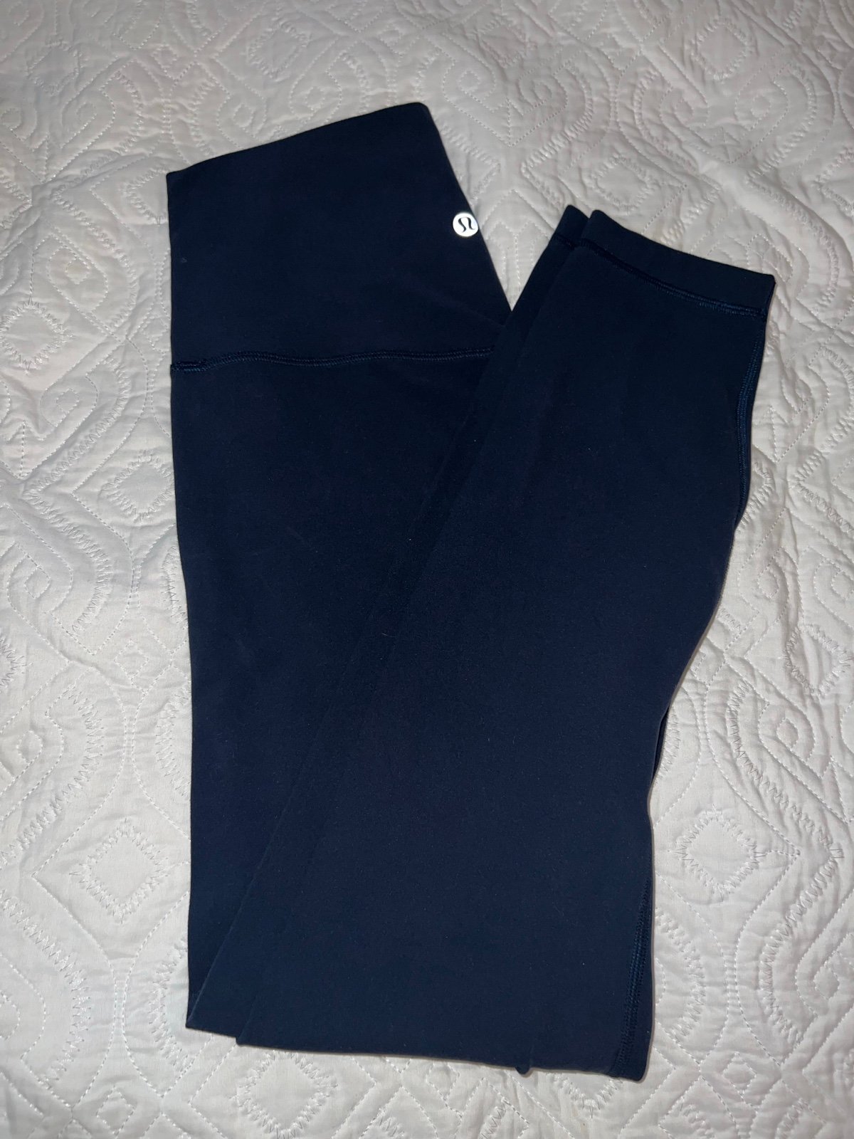 Lululemon leggings atlética blue size 8 for lady