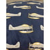 Zora's Nursery First Flight Airplane Throw Pillow 24x24 Child Bedding Blue