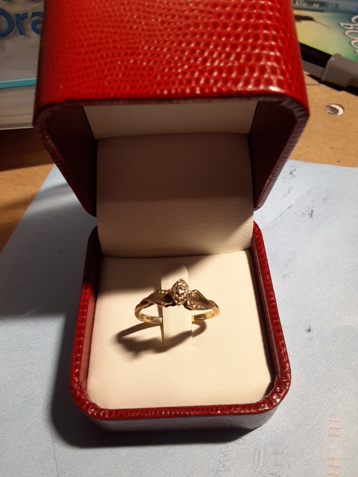 vintage 10k yellow gold ring