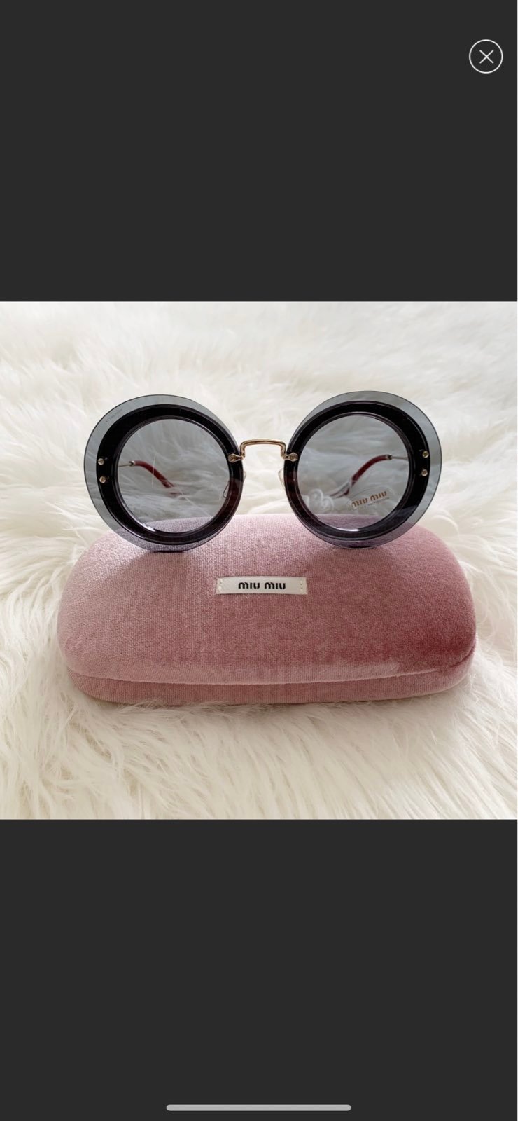 MIU MIU Sunglasses MSRP 460