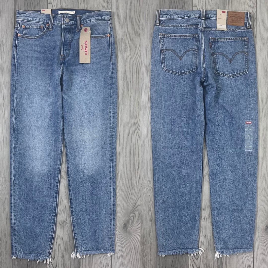 Levis Wedgie Icon Fit Women Size 27 High Rise Straight Leg Cotton Denim NEW Jean