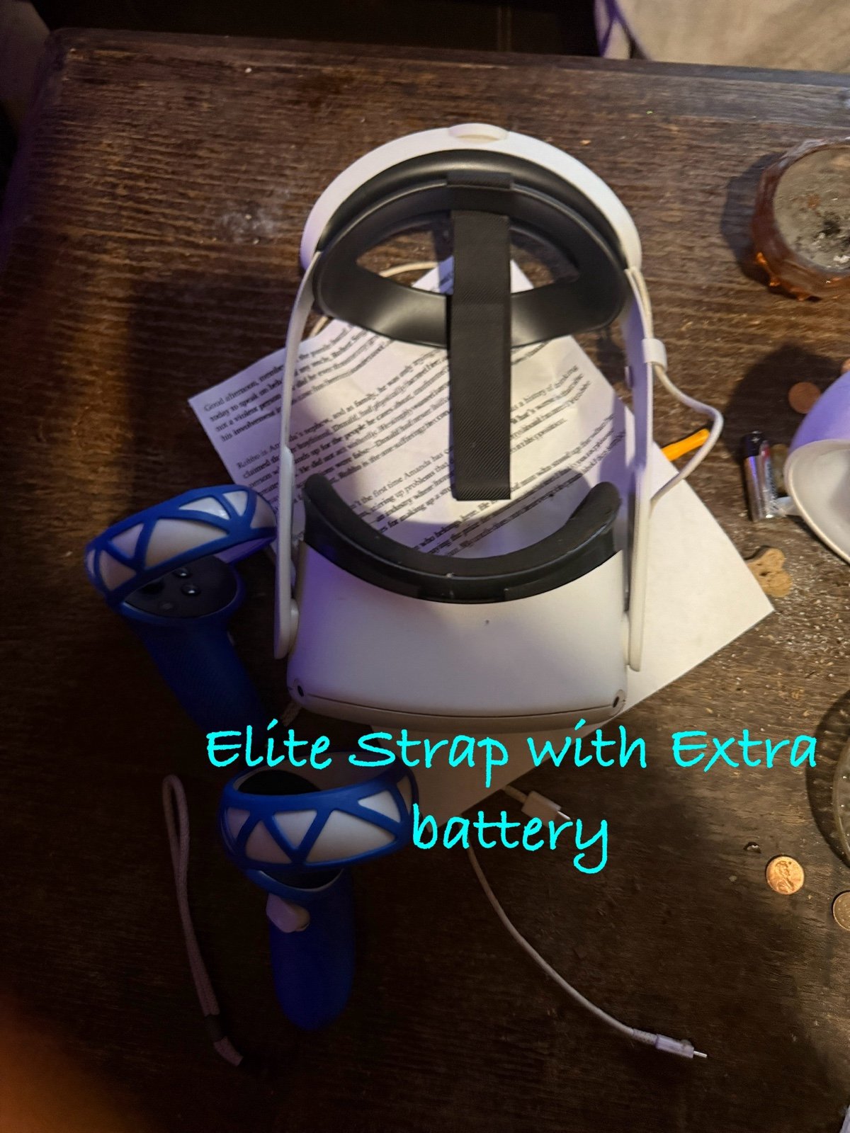 Meta Quest 2 (128GB) VR Bundle – Includes Elite Strap & Extra Battery