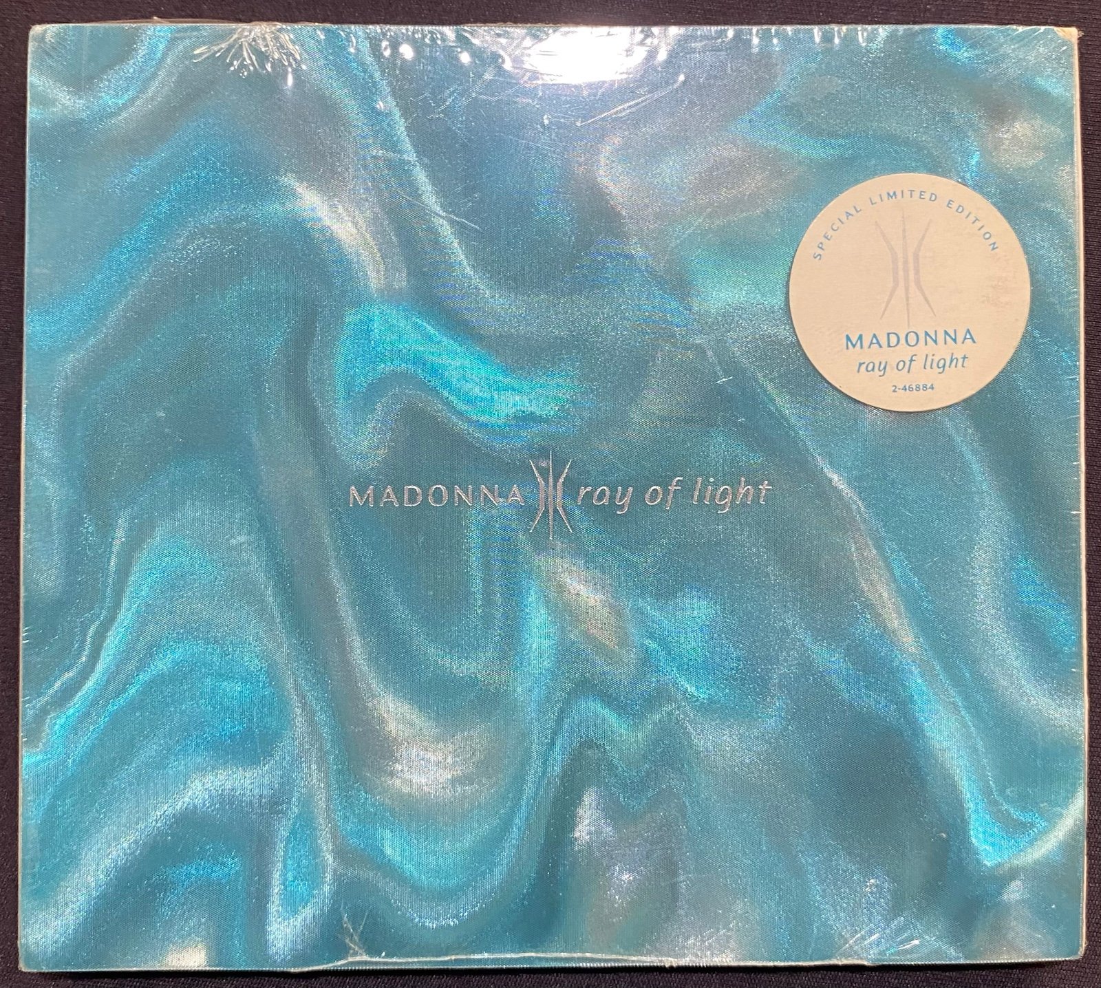 MADONNA SEALED RAY OF LIGHT PROMO CD GOLD STICKERED 3-D BLUE REFLECTIVE 1998