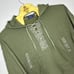 248 Polo Ralph Lauren Womens M/L OVERSIZED Lace Up Fleece Hoodie Military Green