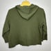 248 Polo Ralph Lauren Womens M/L OVERSIZED Lace Up Fleece Hoodie Military Green