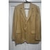 Oscar de la Renta Silk Wool Blend Tan Blazer Sport Jacket Mens Size 46L Lined