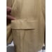 Oscar de la Renta Silk Wool Blend Tan Blazer Sport Jacket Mens Size 46L Lined
