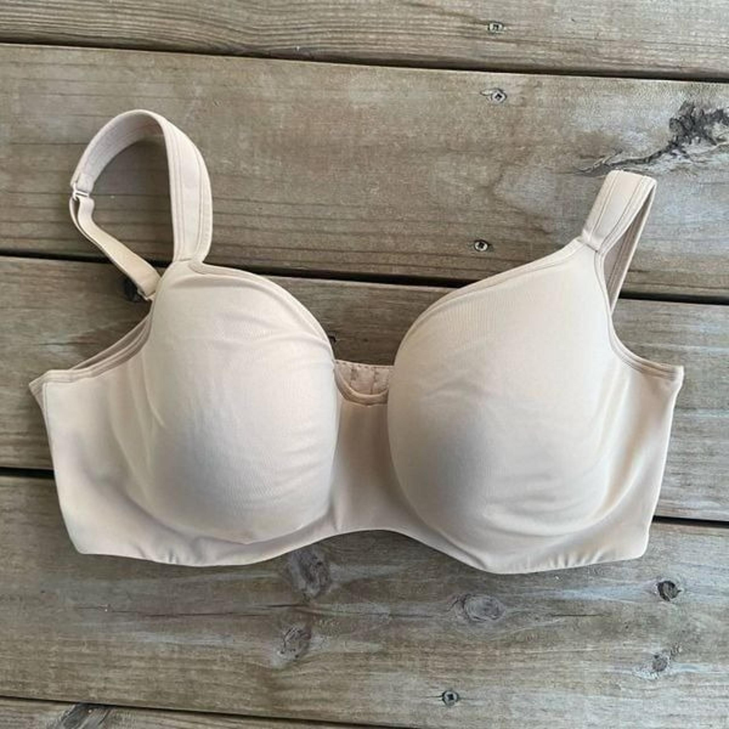 Cacique Smooth Balconette Lightly Lined Underwire Bra Nude Size 42DD