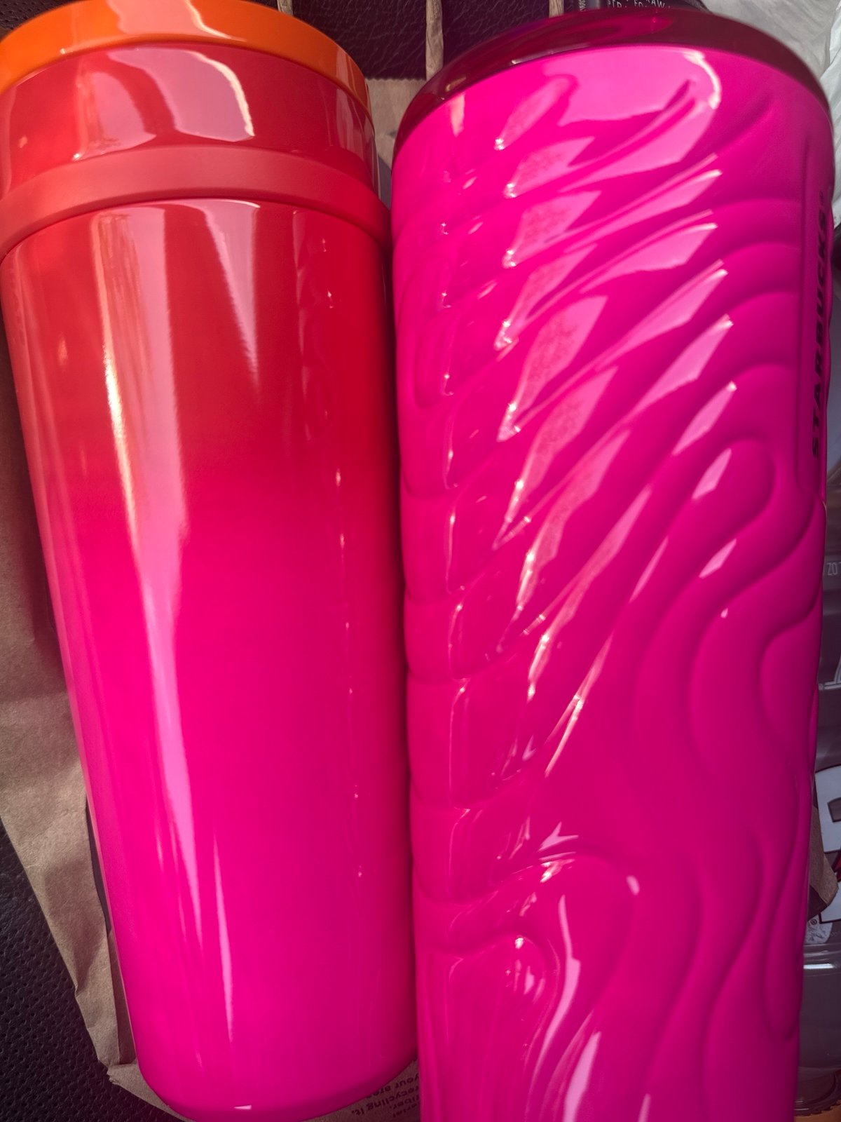 Private listing for NY Fuentes lot of two Starbucks tumblers