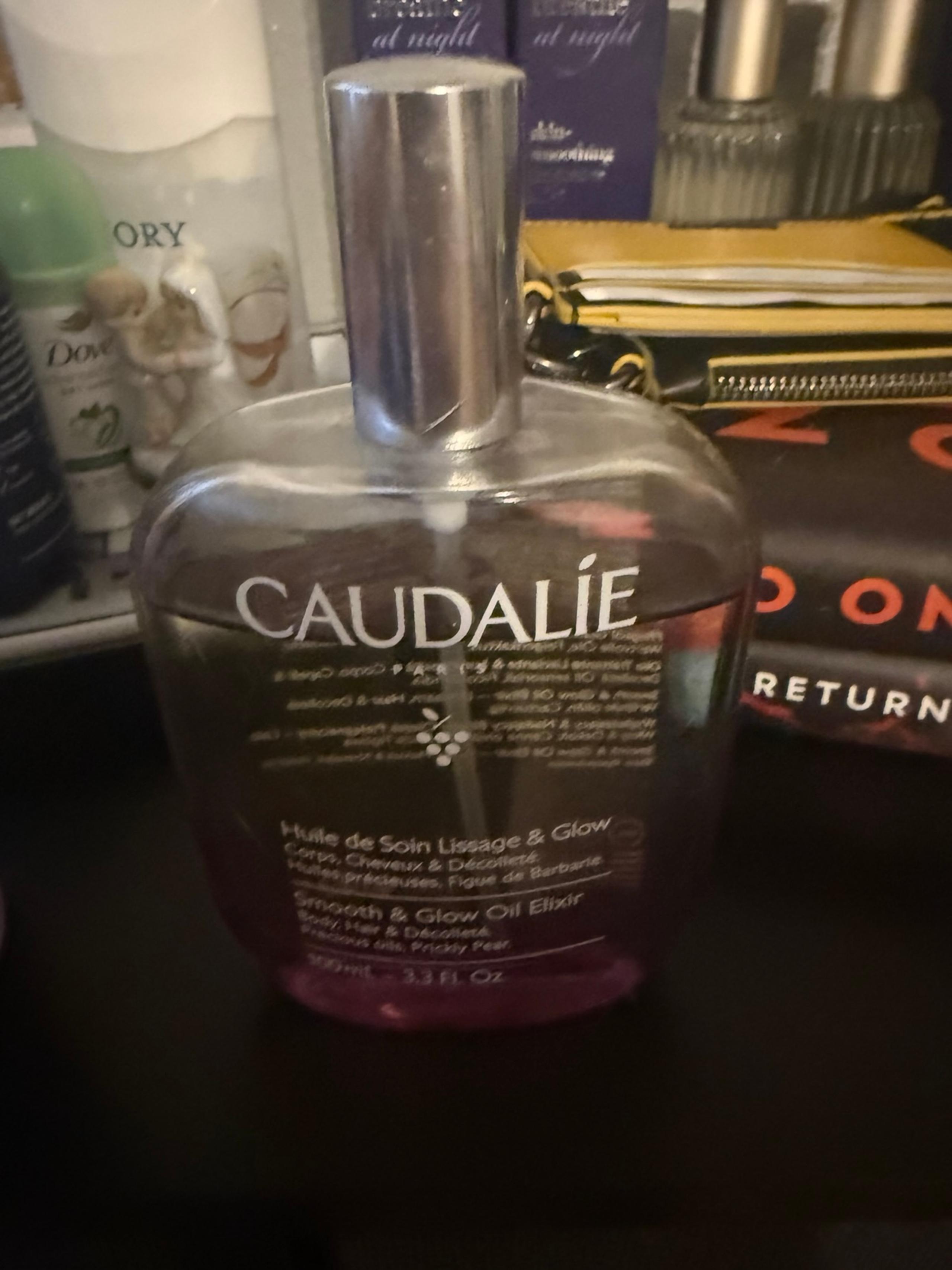 Caudaile smooth and glow body elixer 85% full