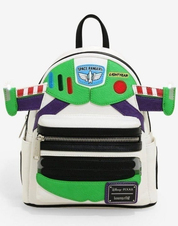 Loungefly Disney Pixar Toy Story Buzz Lightyear Light Up Mini Backpack