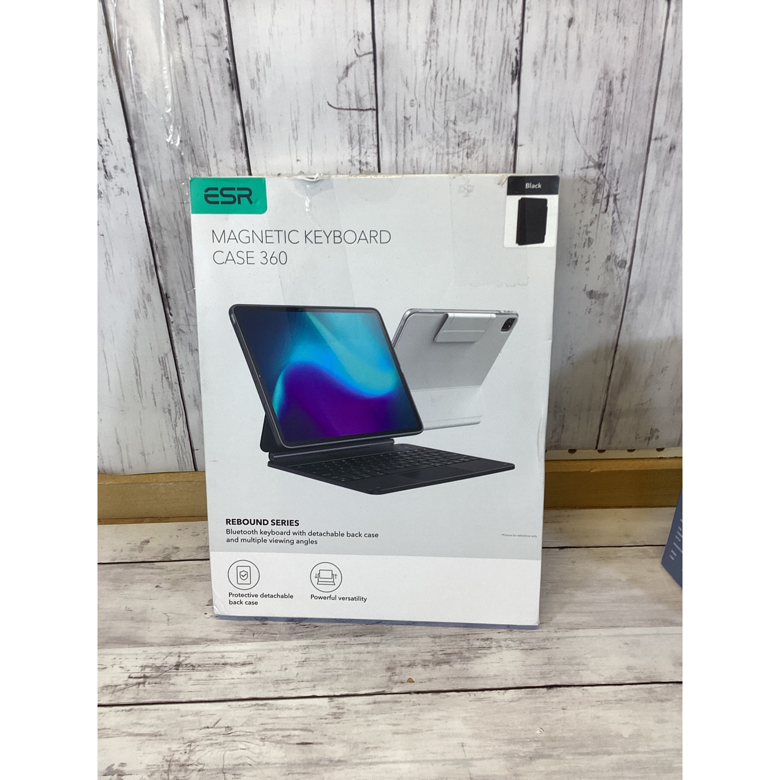 ESR Magnetic Black Bluetooth Keyboard Case 360 Rebound for iPad Pro 11