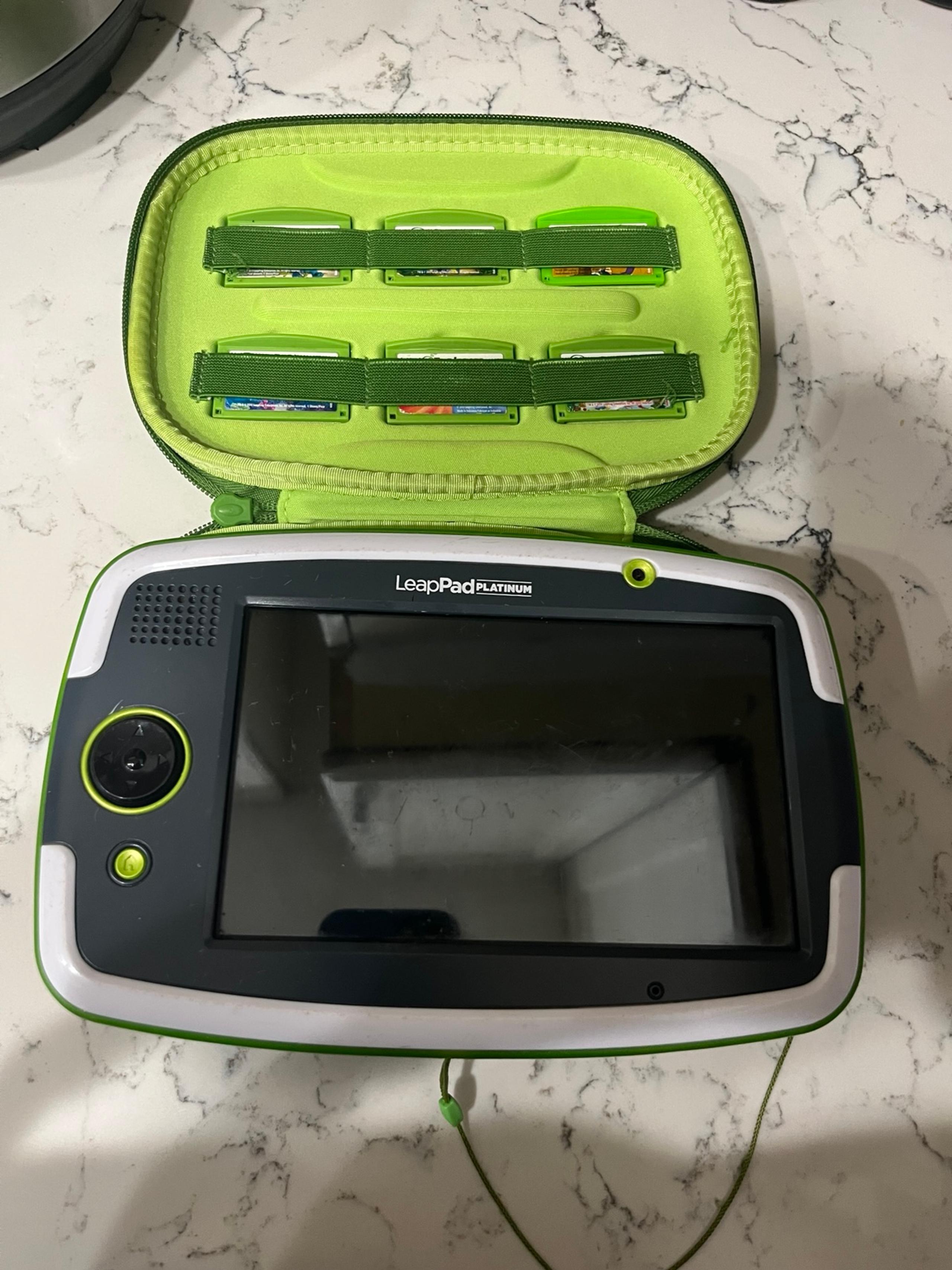 Leap frog leapPad platinum with case and games