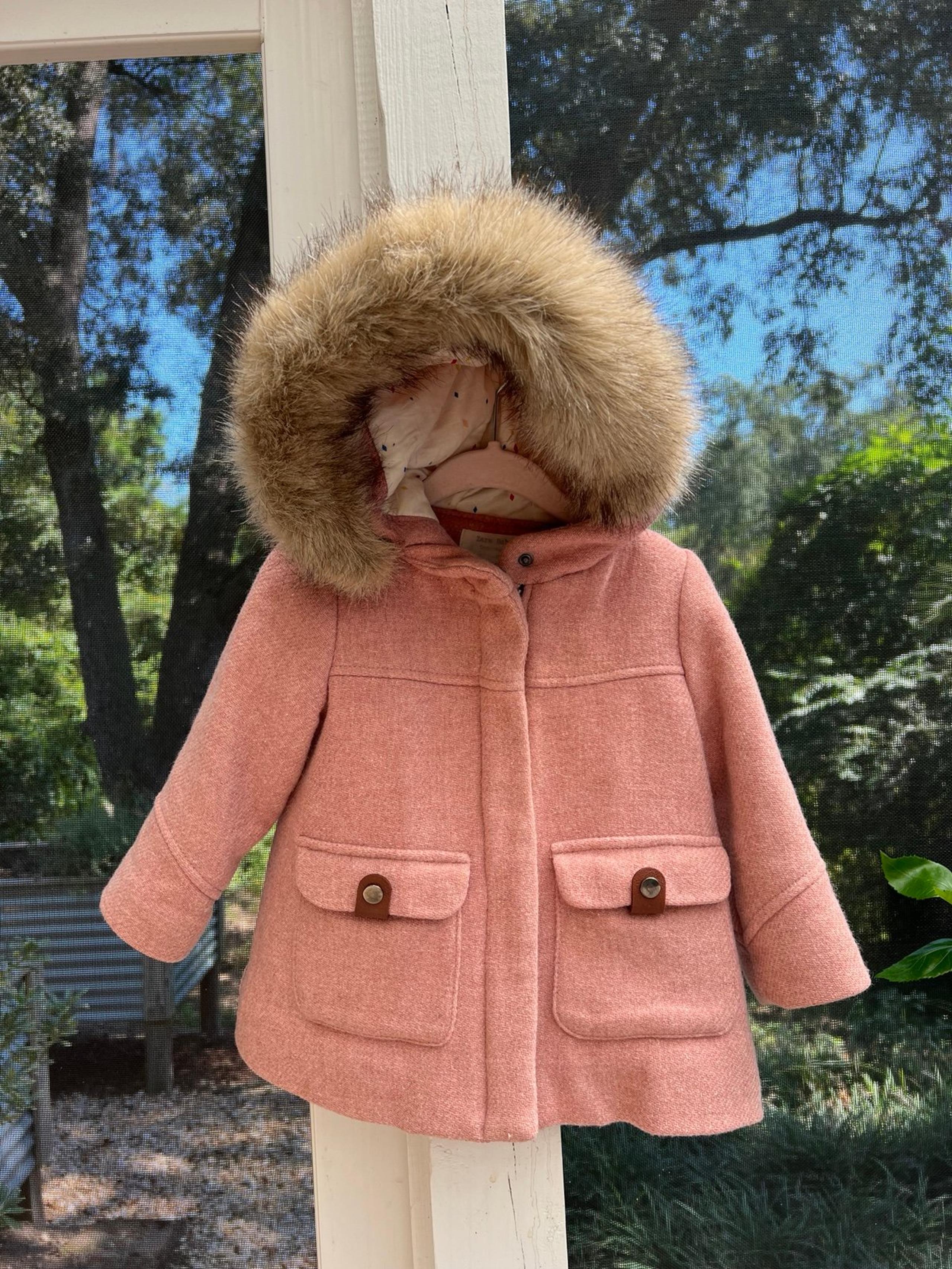 Zara toddler wool winter jacket