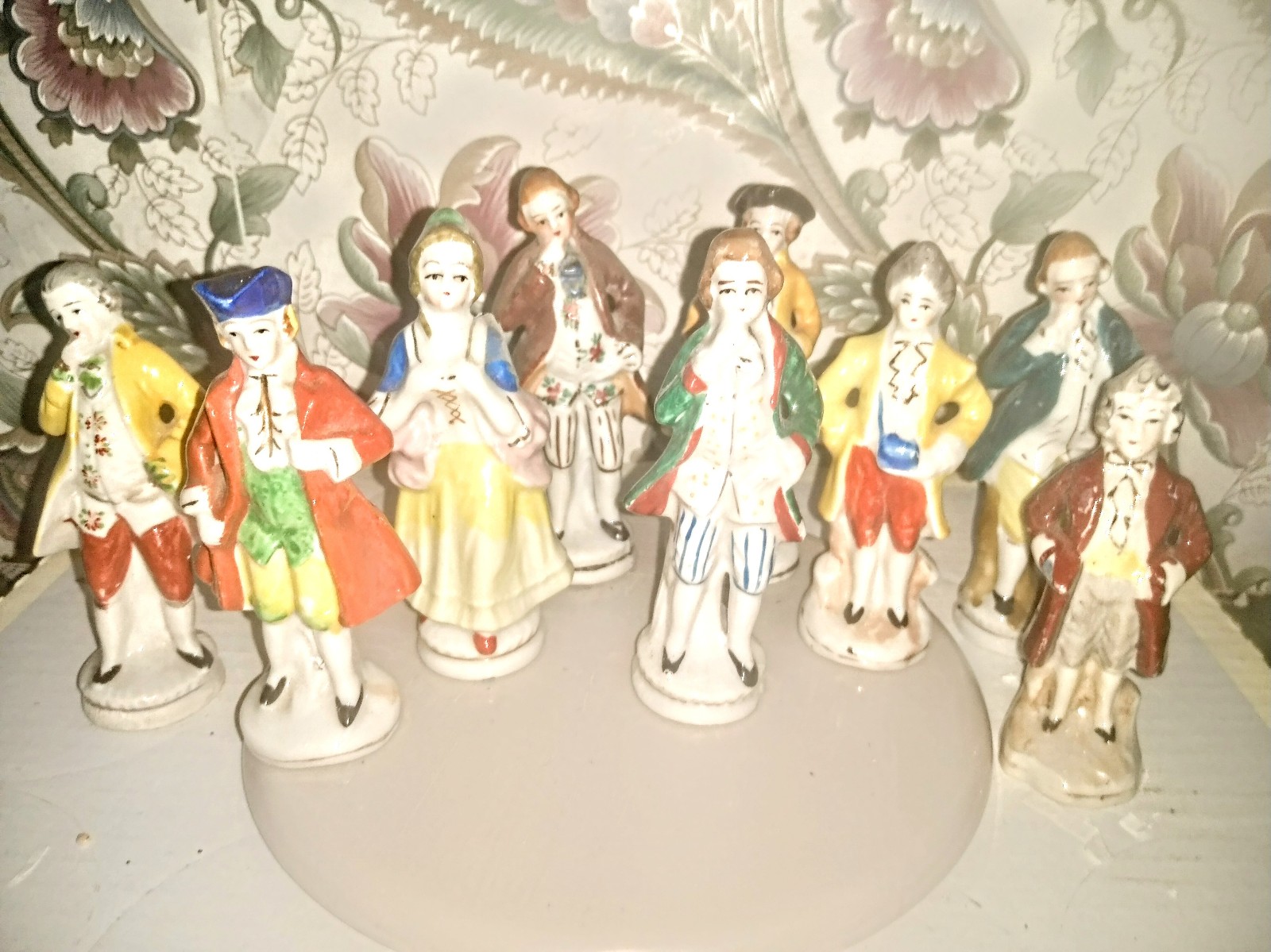 Vintage Lot of Nine Occupied Japan Figurines