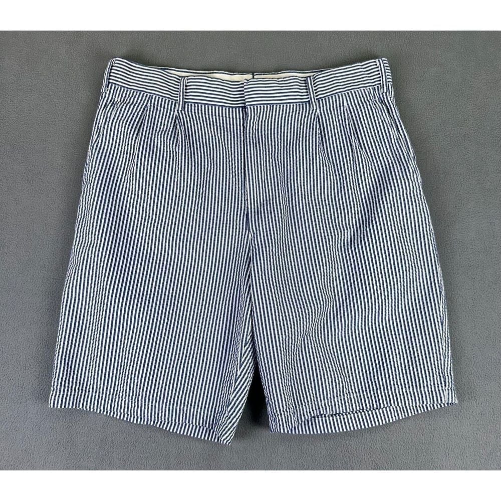 Junya Watanabe Comme Des Garcons Man Shorts Mens Large 34 Blue Seersucker Japan